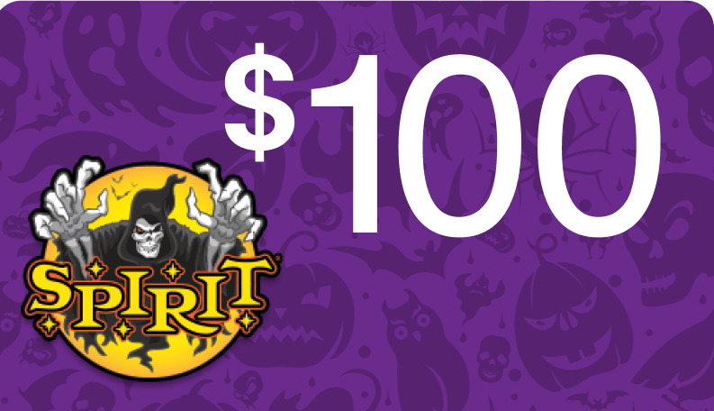 Spirit Halloween $100 Gift Card